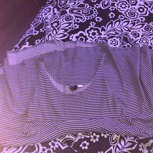 Grey and Black Striped Dress